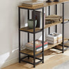 SoBuy Sidebord i industriel stil Køkkenø Slagterbænk Skænk Konsolbord med 3 hylder kommode Vitrine Vitrineskab FSB33-F