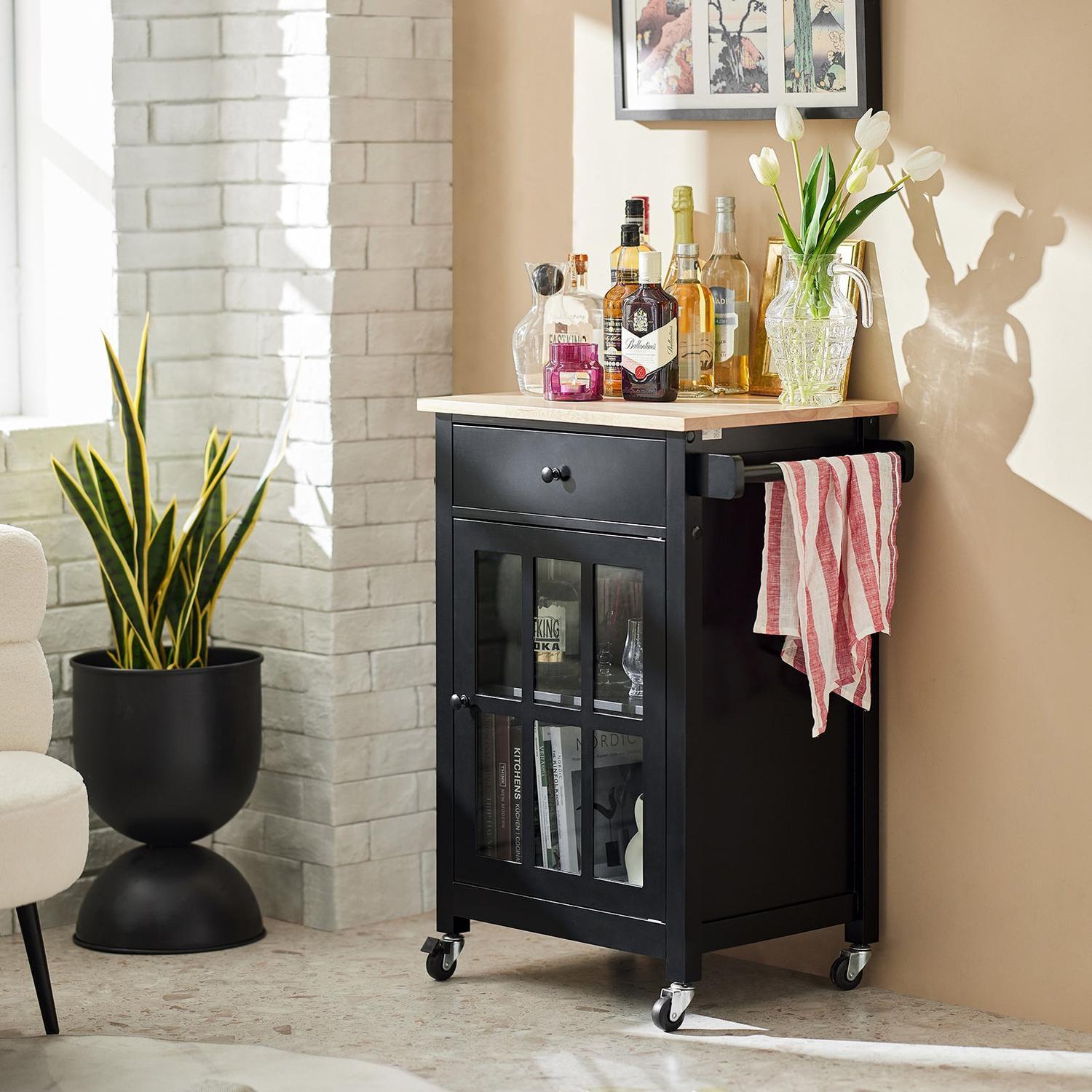 SoBuy, Kitchen Island on Wheels, Kitchen Islands, Work Table Kitchens