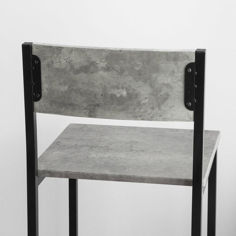 SoBuy Højt bord i træ med stole, 3-dele  L60 * D60 * H97 cm OGT27-HG