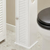 SoBuy Toiletpapirholder, Toiletrulleholder, Toilet opbevaring, BZR49-W