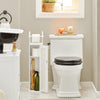 SoBuy Toiletpapirholder, Toiletrulleholder, Toilet opbevaring, BZR49-W