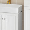 SoBuy, Vaskeskab til badeværelse med 2 døre, hvid, BZR18-W
